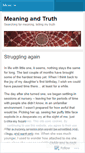 Mobile Screenshot of meaningandtruth.wordpress.com
