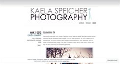 Desktop Screenshot of kaelaspeicher.wordpress.com
