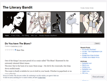 Tablet Screenshot of literarybandit.wordpress.com