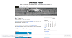 Desktop Screenshot of extendedreach.wordpress.com