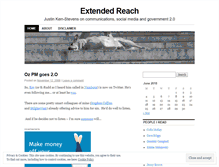 Tablet Screenshot of extendedreach.wordpress.com