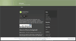 Desktop Screenshot of edominic.wordpress.com