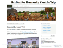 Tablet Screenshot of habitatzambia.wordpress.com
