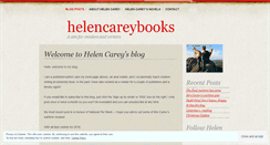 Desktop Screenshot of helencareybooks.wordpress.com