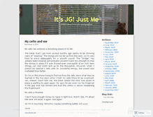Tablet Screenshot of jgjustme.wordpress.com