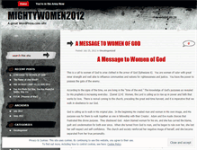Tablet Screenshot of mightywomen2012.wordpress.com