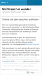 Mobile Screenshot of nichtraucherwerden.wordpress.com