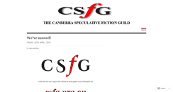 Desktop Screenshot of csfg.wordpress.com