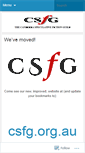 Mobile Screenshot of csfg.wordpress.com