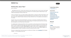 Desktop Screenshot of mashinc.wordpress.com