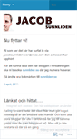 Mobile Screenshot of jacobsunnliden.wordpress.com