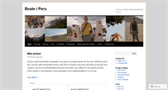 Desktop Screenshot of beatesimarud.wordpress.com