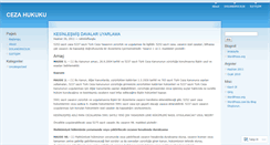 Desktop Screenshot of cezavukat.wordpress.com