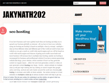 Tablet Screenshot of jakynath202.wordpress.com