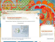 Tablet Screenshot of inspirechange1.wordpress.com