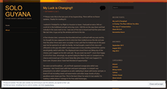 Desktop Screenshot of guyanatraveler.wordpress.com