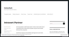 Desktop Screenshot of muharikah.wordpress.com