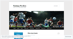 Desktop Screenshot of fantasyproevo.wordpress.com