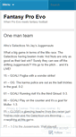 Mobile Screenshot of fantasyproevo.wordpress.com