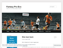 Tablet Screenshot of fantasyproevo.wordpress.com
