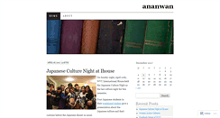 Desktop Screenshot of ananwan.wordpress.com