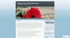 Desktop Screenshot of buyandsellcemeteryplots.wordpress.com