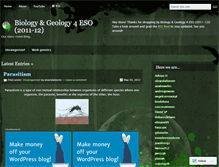 Tablet Screenshot of bio4esobil2011.wordpress.com