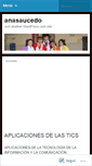 Mobile Screenshot of anasaucedo.wordpress.com