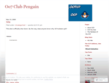Tablet Screenshot of oo7cp.wordpress.com