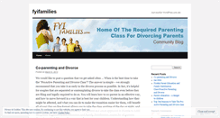 Desktop Screenshot of fyifamilies.wordpress.com