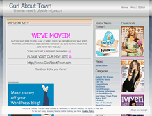 Tablet Screenshot of gurlabouttown.wordpress.com