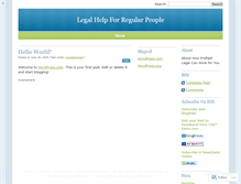 Tablet Screenshot of needlegalhelpnow.wordpress.com