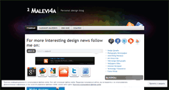 Desktop Screenshot of malevi4.wordpress.com