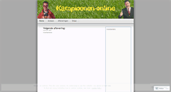 Desktop Screenshot of fcdekampioenen.wordpress.com