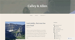 Desktop Screenshot of calleyandallen.wordpress.com