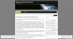 Desktop Screenshot of marconic.wordpress.com