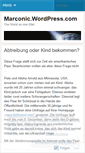 Mobile Screenshot of marconic.wordpress.com
