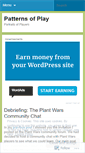 Mobile Screenshot of patternsofplay.wordpress.com