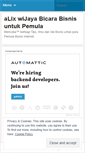 Mobile Screenshot of alixwijaya.wordpress.com