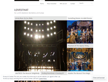 Tablet Screenshot of lovesthat.wordpress.com