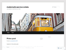 Tablet Screenshot of matematicaecioccolata.wordpress.com