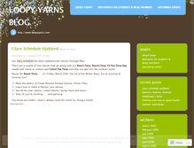 Tablet Screenshot of loopyyarns.wordpress.com