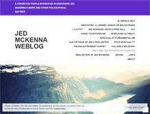 Tablet Screenshot of jedmckenna.wordpress.com