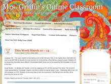 Tablet Screenshot of mrsgriffinsclass.wordpress.com