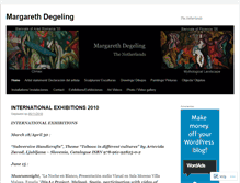 Tablet Screenshot of degelingartist.wordpress.com