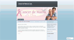 Desktop Screenshot of curaparaelcancerdemama.wordpress.com