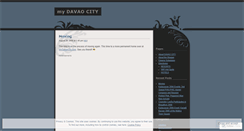 Desktop Screenshot of mydavao.wordpress.com