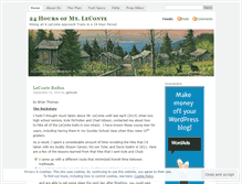 Tablet Screenshot of leconte24.wordpress.com