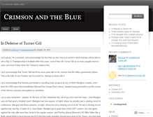 Tablet Screenshot of crimsonandtheblue.wordpress.com