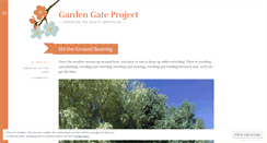 Desktop Screenshot of gardengateproject.wordpress.com